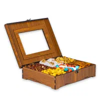 جعبه پذیرایی چوبی مدل مینا و ترنج|ظروف سرو و پذیرایی|تهران, دولاب|دیوار