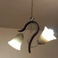 لوستر دو لامپ|لوستر و چراغ آویز|تهران, شهرک رضویه|دیوار