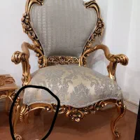 مبل استیل ۹نفره باجلومبلی|مبلمان خانگی و میز عسلی|زنجان, |دیوار