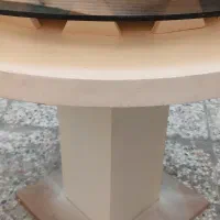 میز ناهار خوری ۴ نفره گِرد بدون صندلی|میز و صندلی غذاخوری|اندیمشک, |دیوار