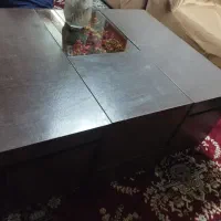 میز سالم قهوه ای چهار تامیز تو خودش است|مبلمان خانگی و میز عسلی|کاشمر, |دیوار