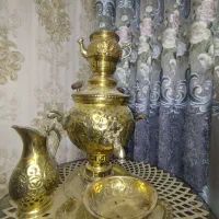 میز خاطره برنجی کنار سالنی/اصل  زیر قیمت همه جا|بوفه، ویترین، کنسول|تهران, خزانه|دیوار