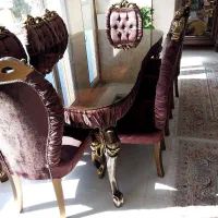 ناهارخوری ۸نفره.|میز و صندلی غذاخوری|شیراز, مبعث|دیوار