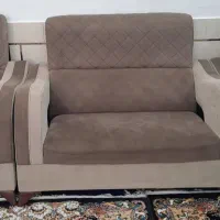 مبل هفت نفره همراه با عسلی و جلو مبلی