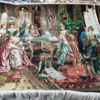 تابلو فرش های زیبا دستبافت تبریز چله ابریشم|تابلو فرش|ورامین, ورامین|دیوار