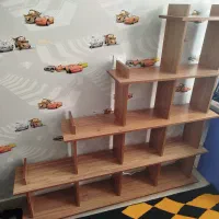 قفسه کتاب ۱۴ تایی MDF|کتابخانه، شلف، قفسه‌های دیواری|تهران, درختی|دیوار