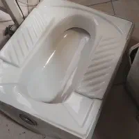 کاسه توالت و روشویی باشیر آب کابینتی فاقد کابینت