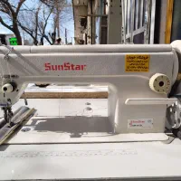 چرخ خیاطی صنعتی دوپایه سانستار در حد نو