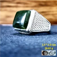 انگشتر یشم مردانه اصل  ارسال از تهران