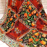 رومیزی های یلدایی مخمل پورشه اعلا لبه دوزی شده|پرده، رانر، رومیزی|سقز, |دیوار