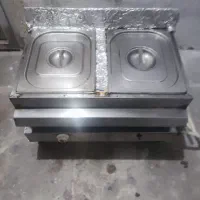سرخ کن صنعتی دو لگنه