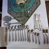 سرویس قاشق چنگال غذاخوری و کارد چنگال میوه خوری