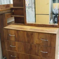 تخته خواب دو نفره ام دی اف کشو دار