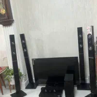 تلویزیون ۴۰ اینچ LCD سامسونگ همراه با سینما خانگی
