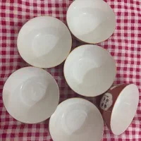 ۶عدد کاسه چینی قدیمی طرح گل|کلکسیون اشیاء عتیقه|رشت, گلباغ نماز|دیوار