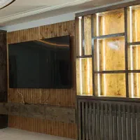 کابینت کمددیواری تی وی وال کلیه کارهای چوبی نجاری|صنایع دستی و سایر لوازم تزئینی|همدان, |دیوار