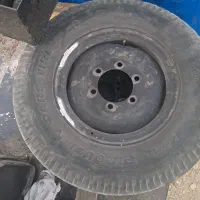 رینگ و لاستیک جلوی نیسان 16-700|قطعات یدکی و لوازم جانبی|باقرشهر, |دیوار