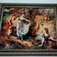 فروش تابلو فرش دستباف بسیار زیبا|تابلو فرش|قرچک, زیبا شهر|دیوار