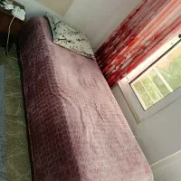 تخت یک نفره هتلی چرخ‌دار همراه دو عدد تشک طبی|تخت و سرویس خواب|کتالم و سادات شهر, |دیوار
