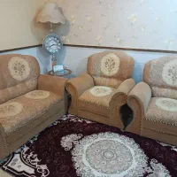 مبل هفت نفره کاملا سالم|مبلمان خانگی و میز عسلی|بافق, |دیوار