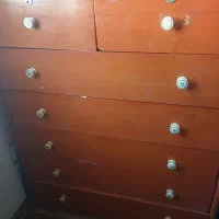 دراور ۷کشو چوبی جا دار و بزرگ کارکرده