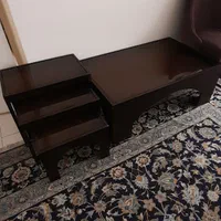 میز نهار خوری ۶ نفره . و یک میز وسط به همراه عسلی.|میز و صندلی غذاخوری|کرج, دهقان ویلا|دیوار