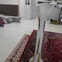 گلدان کریستال سفید|صنایع دستی و سایر لوازم تزئینی|اهواز, کوی باهنر|دیوار