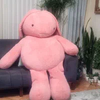 عروسک خرگوش صورتی