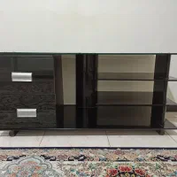 میز تلویزیون شیشه ای