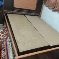 تخت خواب دونفره ام دی اف در حد نو|تخت و سرویس خواب|جهرم, |دیوار