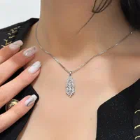 گردنبند مارکیز نقره کادو تولد کادو سالگرد کد01549|جواهرات|تبریز, |دیوار