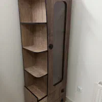 کتابخانه|کتابخانه، شلف، قفسه‌های دیواری|طرقبه, |دیوار