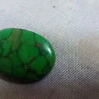 فیروزه سبز رگه طلایی دار چهارونیم گرم وزن فروش