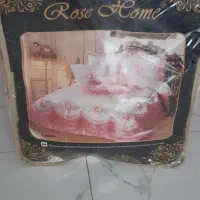 روتختی دونفره ساتن صورتی