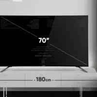 تلوزیون 70 اینچ|تلویزیون و پروژکتور|مشهد, کوشش|دیوار