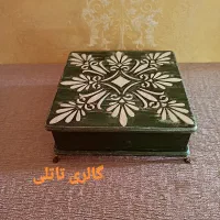 جعبه چوبی پتینه کاری تی بگ و زیورآلات|صنایع دستی و سایر لوازم تزئینی|اصفهان, لنبان|دیوار