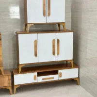 ست آینه کنسول و جاکفشی و میز تی وی