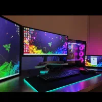 موس پد گیمینگ Rgb سایز 80*30 نو
