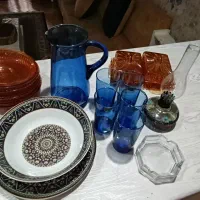 پارچ و لیوان قدیمی وظروف