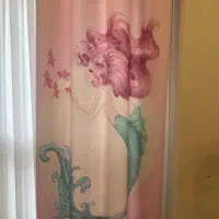 ست پرده و لوستر و کاور سطل و جعبه دستمال کاغذی