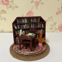 کتابخانه مینیاتوری صد در صد دست ساز