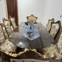 مبل سلطنتی با ناهارخوری چوب راش|مبلمان خانگی و میز عسلی|مینودشت, |دیوار