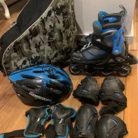اسکیت Rollerblade در حد نو همراه باکیف