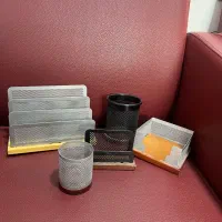 ست رومیزی اداری جا مدادی جا کاغذی نو و سالم