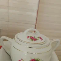 چهار عدد قندان گل سرخ