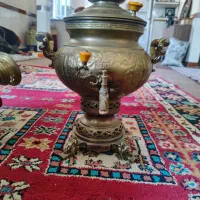 سماور ذغالی برنجی