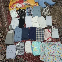 تشک بچه و لباس نوزادی تا 8 ماهگی پسرانه