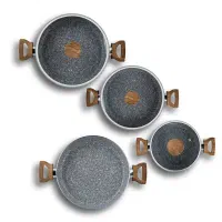 سرویس قابلمه ۷ پارچه گرانیتی برند نالینو