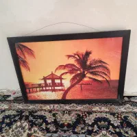 تابلو وچراغ خواب زیبا