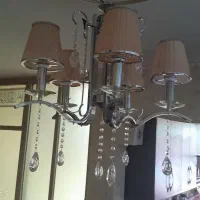 لوستر پنج شاخه .کاملا سالم|لوستر و چراغ آویز|پاکدشت, پاکدشت (مامازند)|دیوار